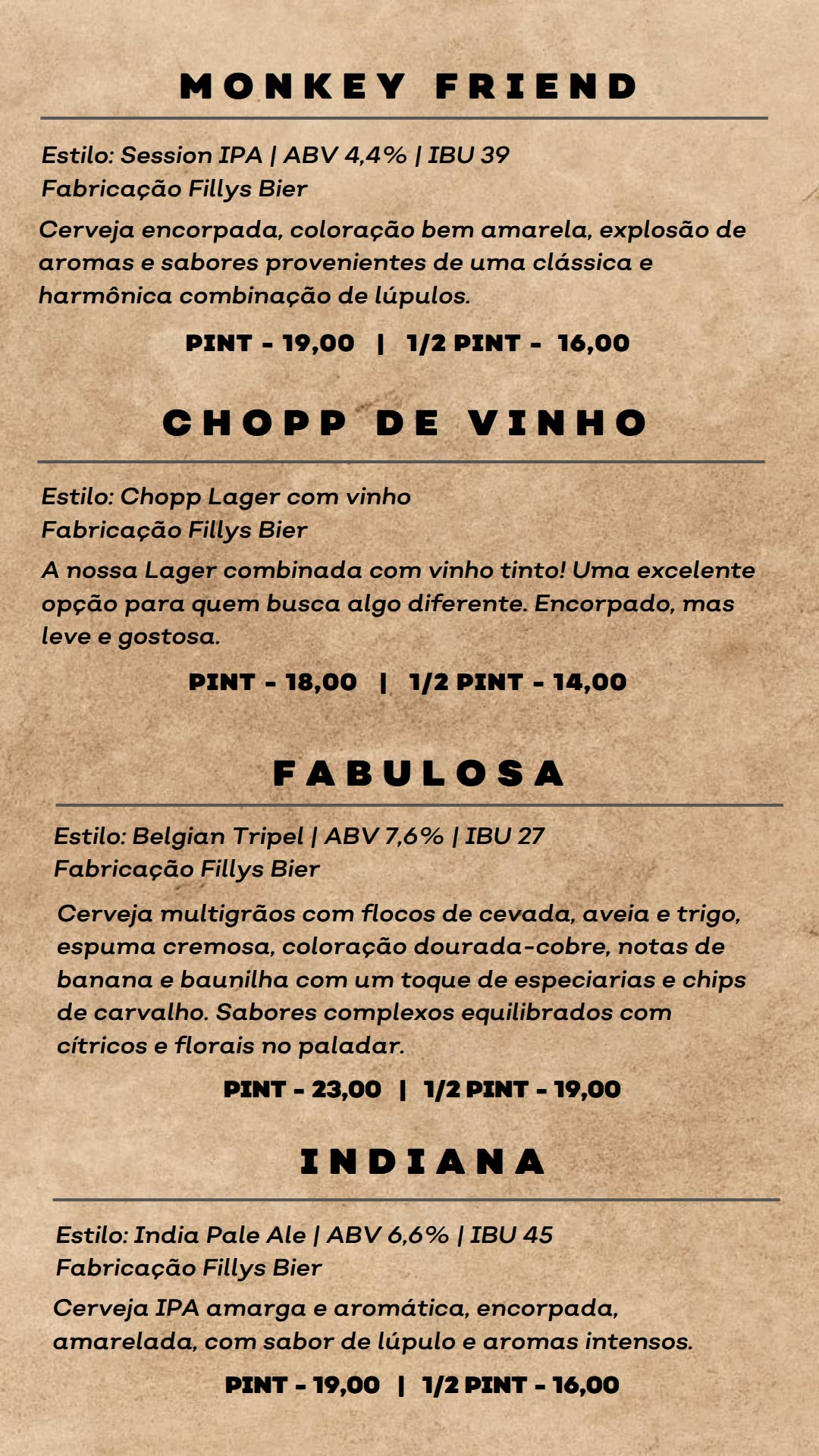 Cardápio página 6