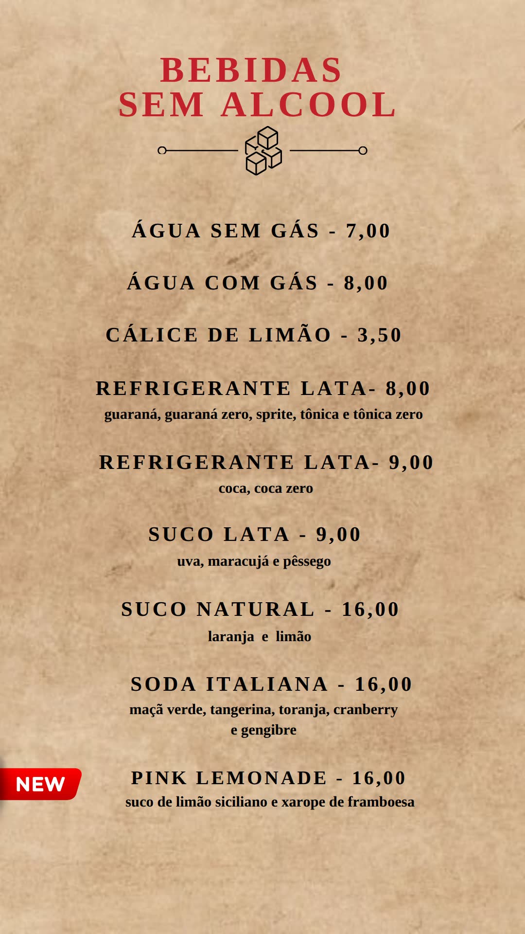 Cardápio página 19