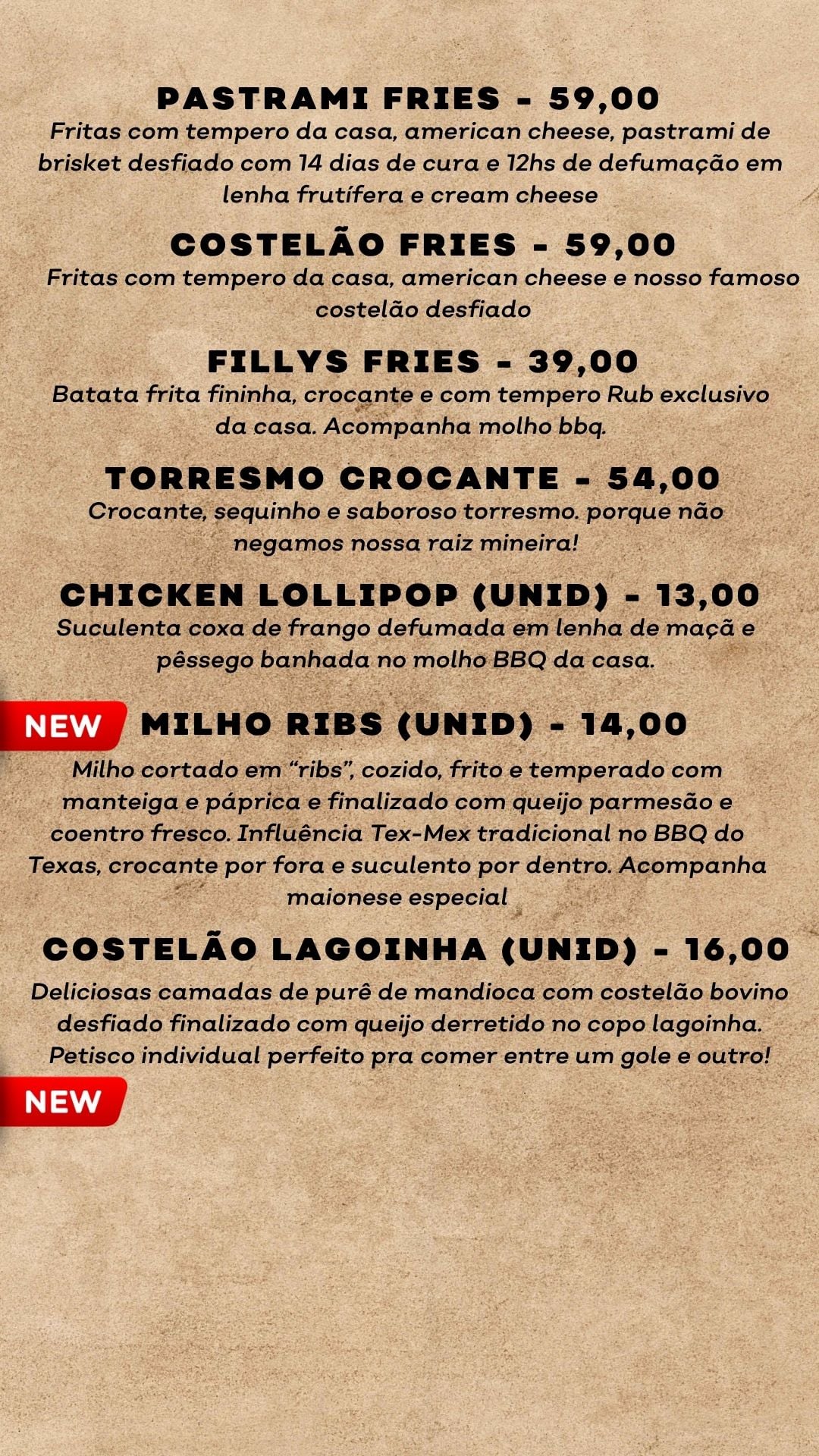 Cardápio página 15